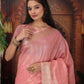 Shree Shyam Fashion Organza Pink Saree