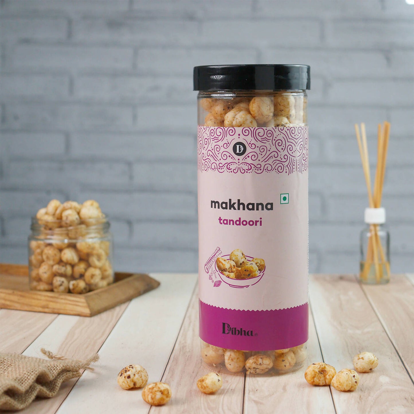 Dibha - Honest Snacking Tandoori Makhana - Swadesiicart