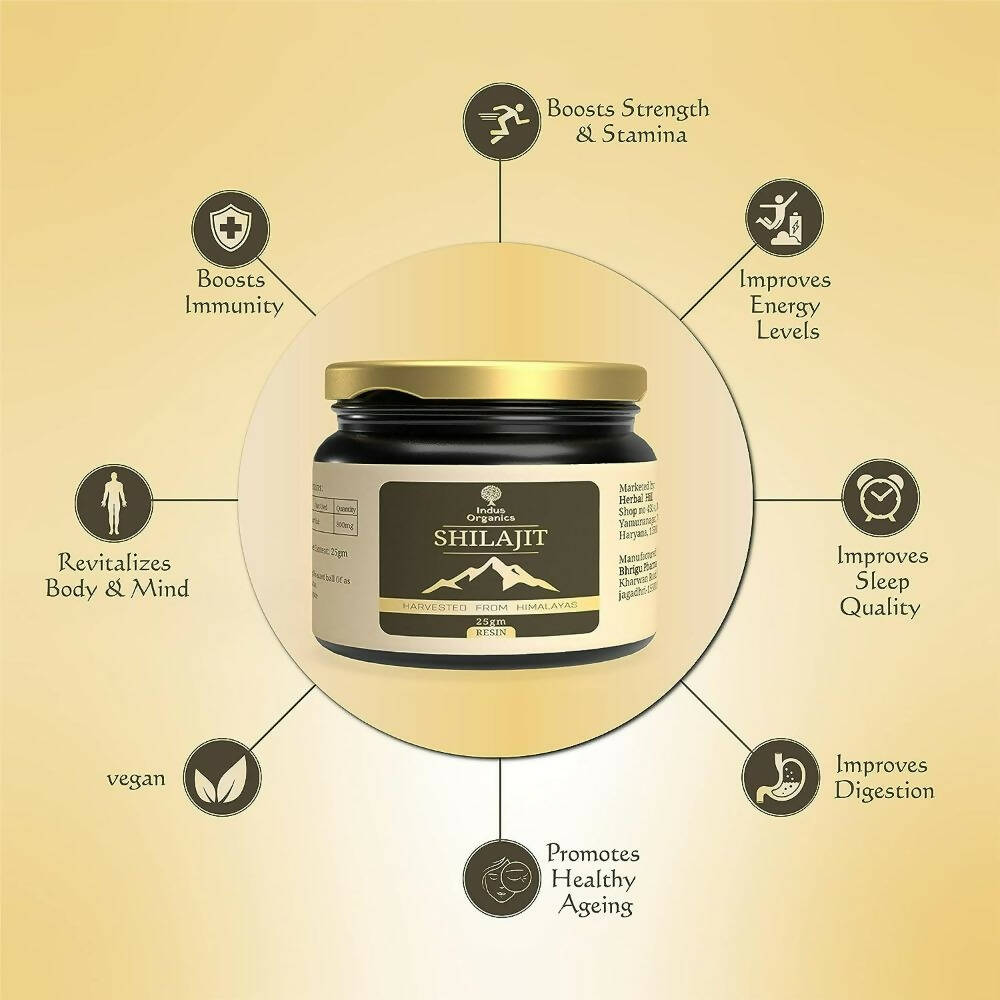 Indus Organics Pure Himalayan Original Sj Resin | Swadesiicart
