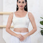Joban Fashion Silver Shift Sleeveless Back Open Blouse - Swadesiicart