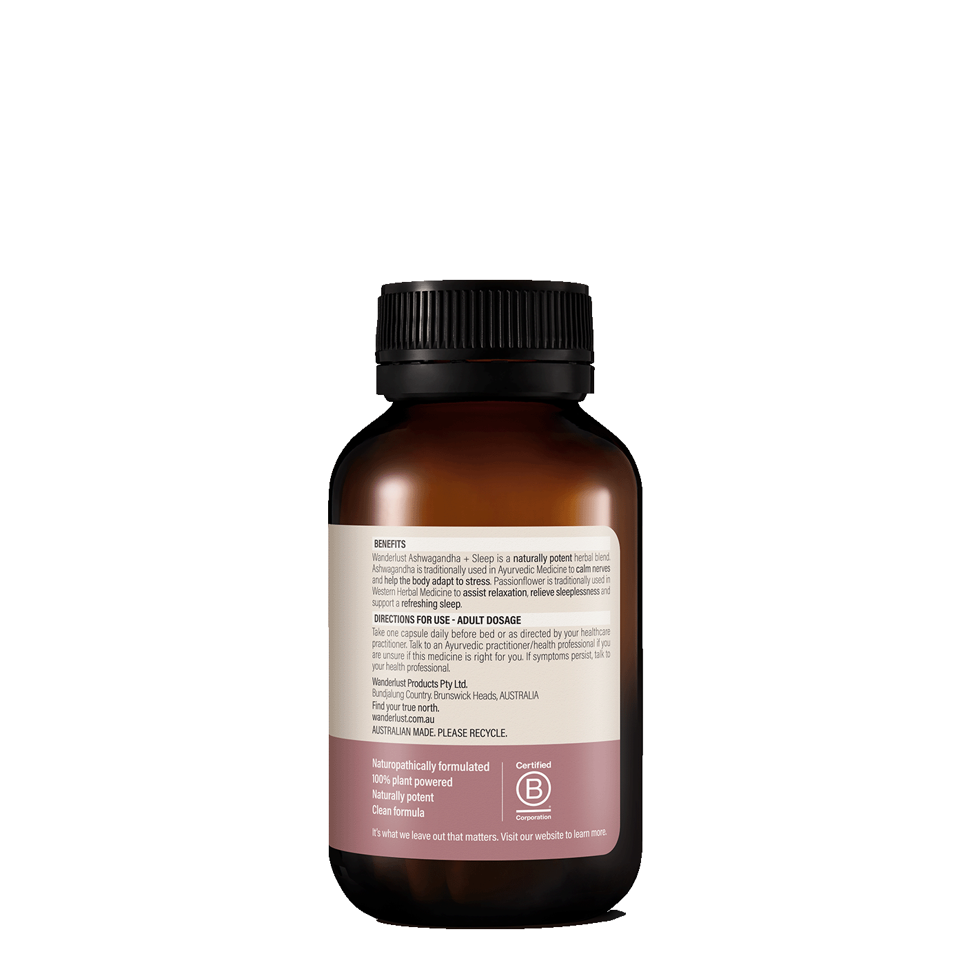 Wanderlust | Ashwagandha + Sleep | 60 capsules