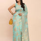 Shree Shyam Fashion Linen Cotton Sea Green Saree