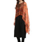 Ahalyaa Black Crepe Printed Kurta With Attached Dupatta For Women | Swadesiicart