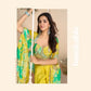 Aarshi Fashions Green Silk Indowestern