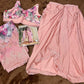 Aarshi Fashions Pink Silk Indowestern