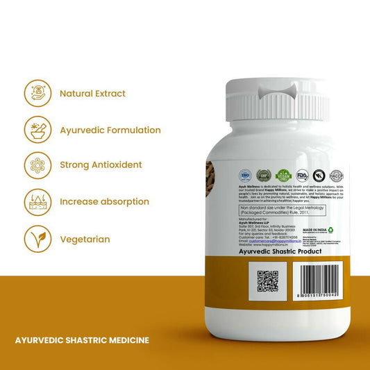 HappyMillions Ayurvedic Ashwagandha Tablets | Swadesiicart