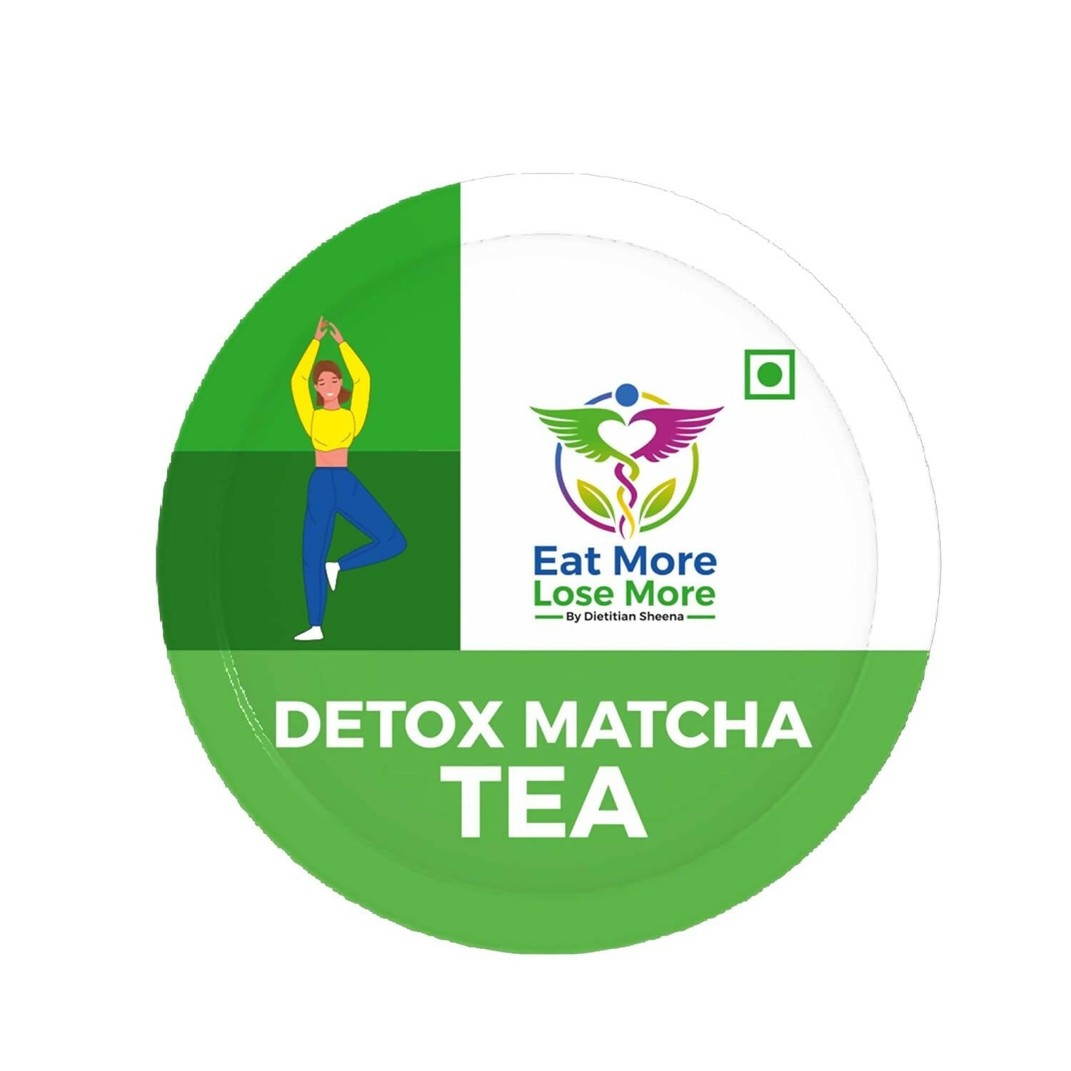 Eat More Lose More Detox Matcha Tea | Swadesiicart
