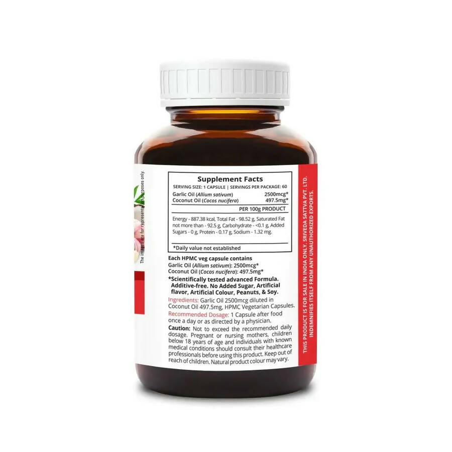Sri Sri Tattva Supasupp Garlic Oil Capsules - Swadesiicart