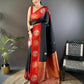 Joban Fashion Red Butti Banarasi Silk Sarees | Swadesiicart