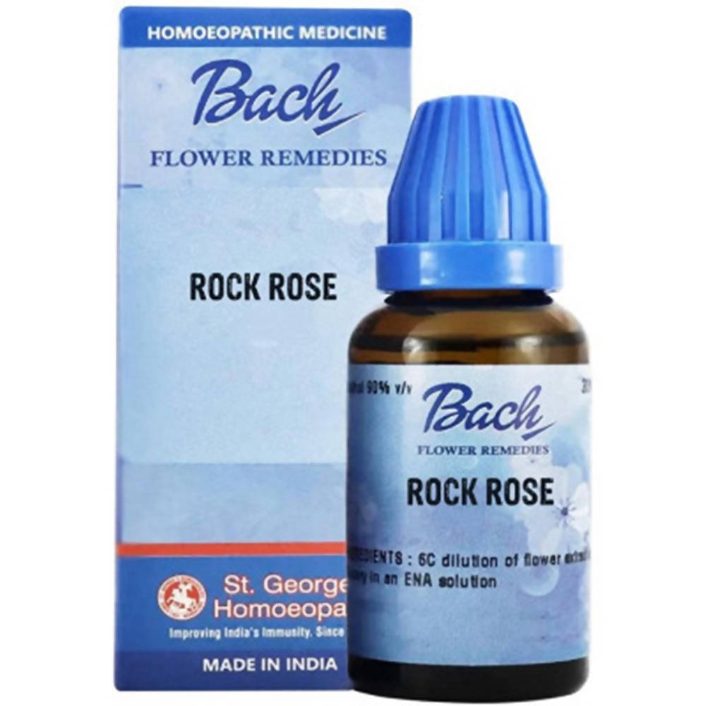 St. George's Bach Flower Remedies Rock Rose Dilution | Swadesiicart
