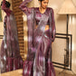 Lavender Tom Silk Plain Ready To Wear Saree With Stitched Blouse - Satiksha | Swadesiicart