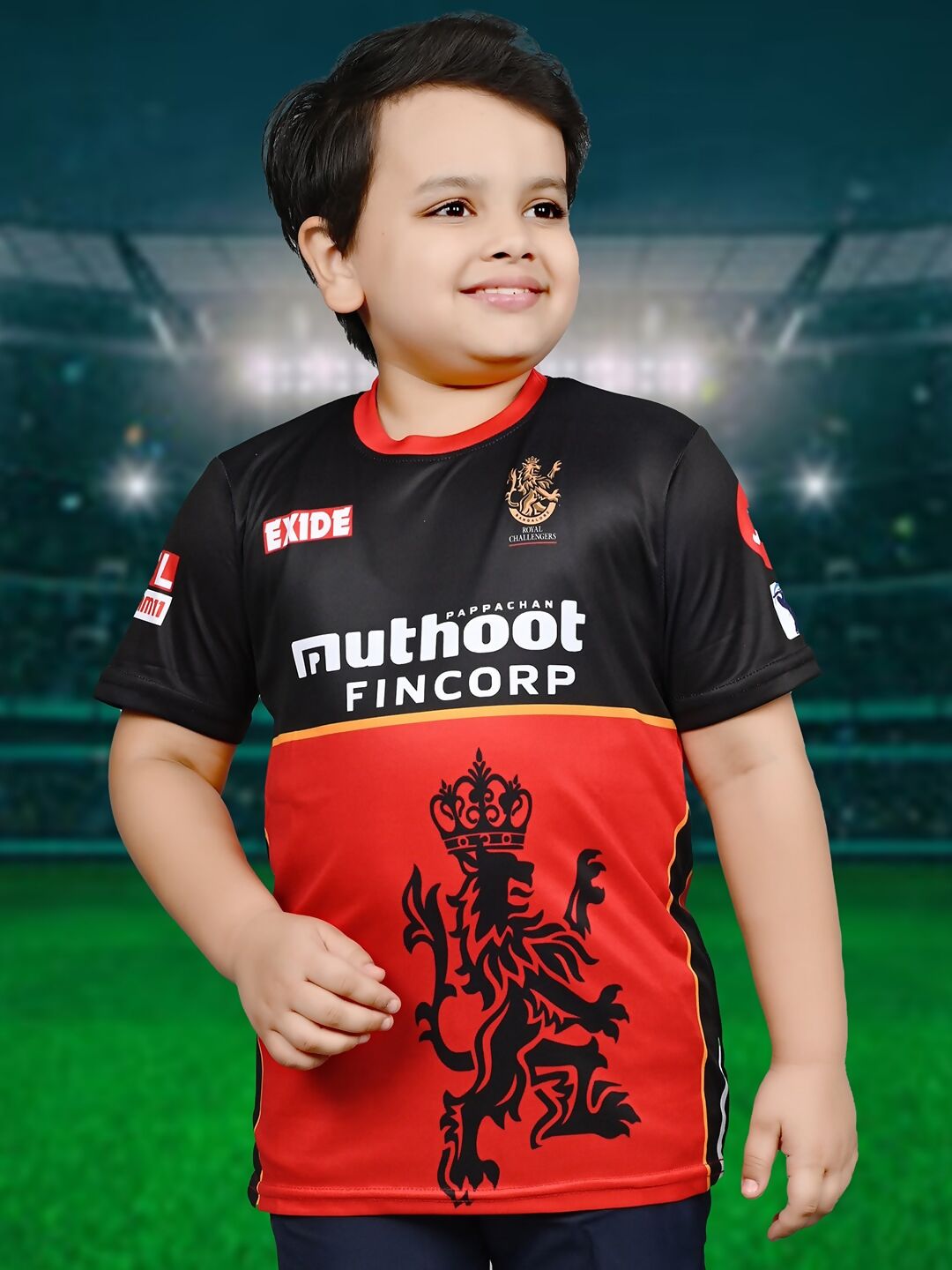 Baesd Kids Round Neck IPL, T20 Tshirt Cricket Jersey For Boys | Swadesiicart