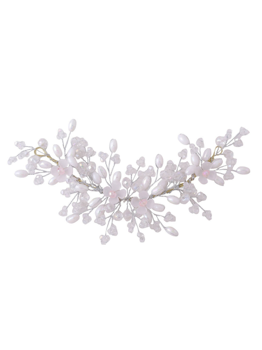 NVR Women's Embellished Beaded Hair Accessory Set | Swadesiicart