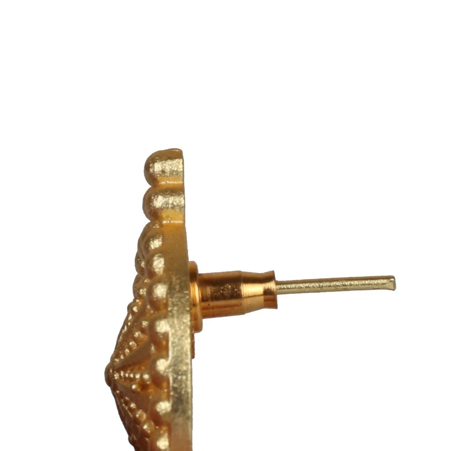 Joban Fashion Women Matte Gold Brass Jhumka | Swadesiicart