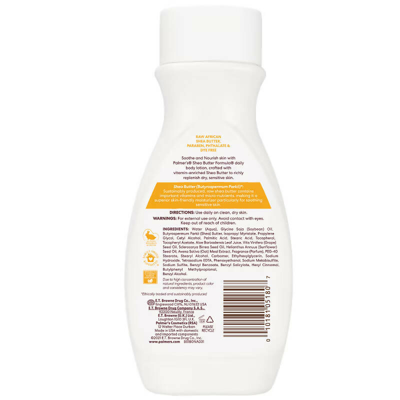 Palmer's Raw Shea Butter Daily Body Lotion - Swadesiicart