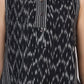 W for Woman Black Ikkat Pure Cotton Straight Kurta and Pants Co-ord Set