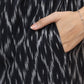 W for Woman Black Ikkat Pure Cotton Straight Kurta and Pants Co-ord Set