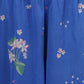 W for Woman Blue Floral Printed Halter Neck Chiffon Kurta with Flared Pants and Dupatta Set