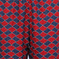 W for Woman Blue Printed Modal Straight Kurta, Pants and Dupatta Set
