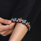 W for Woman Black Floral Thread Embroidery Straight Woven Kurta with Flared Pant and Dupatta Set