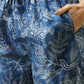 W for Woman Blue Floral Printed Pure Cotton Tunic and Pants Co-ord Set