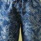 W for Woman Blue Floral Printed Pure Cotton Tunic and Pants Co-ord Set