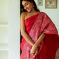 DEIANA'S Beautiful Designer Golden zari Soft Lichi Silk Saree - Red - Swadesiicart