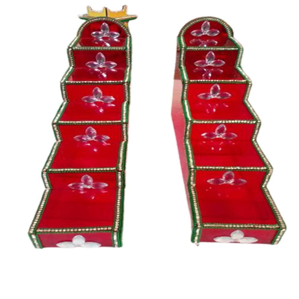 Kundan HandiKrafts Acrylic Step Stand | Swadesiicart