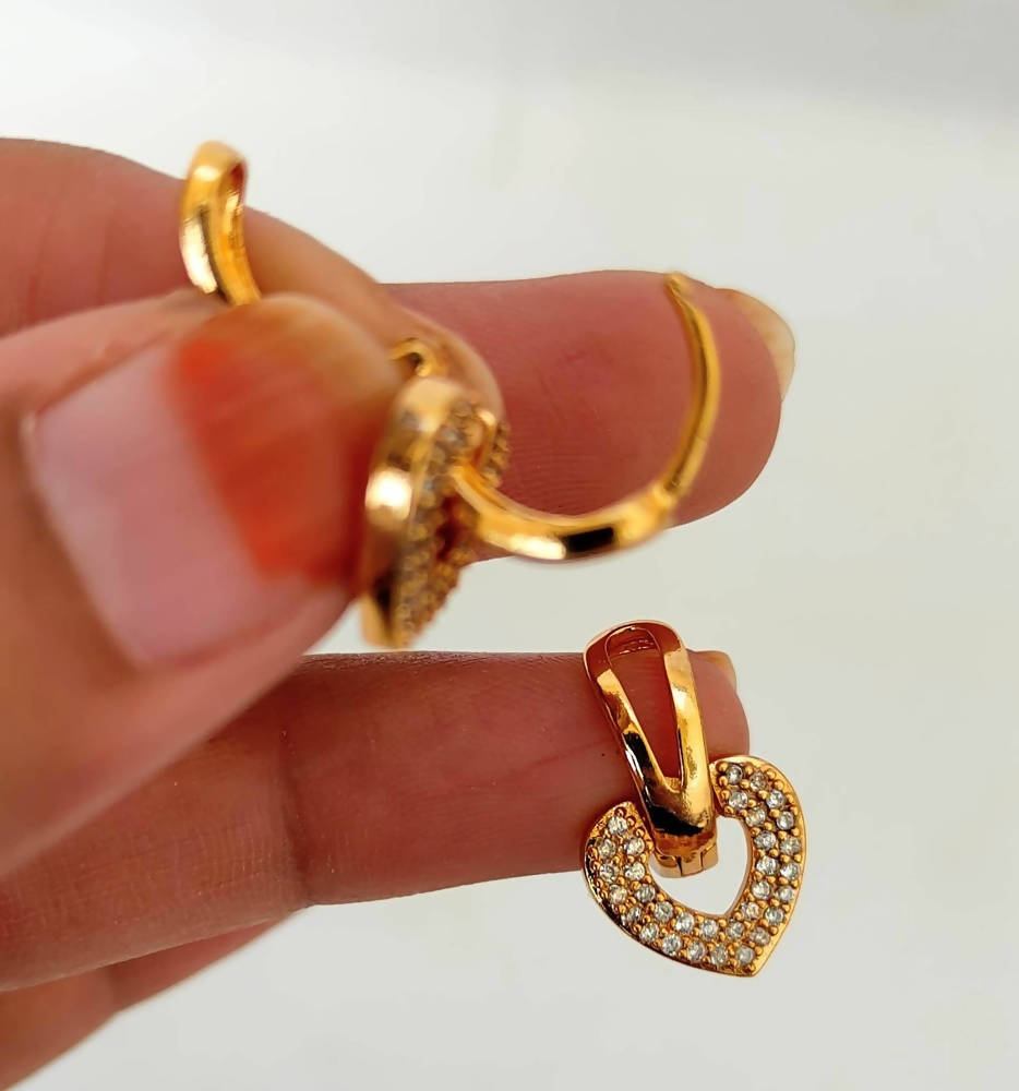 Pretty AD Daily Wear Earrings | Swadesiicart
