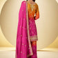 Anaita Pink Chinon Silk Readymade Suit with Sequence Work