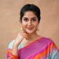 Exclusive Collection Light Blue Beautiful Khadi Cotton Handloom Saree - Swadesiicart