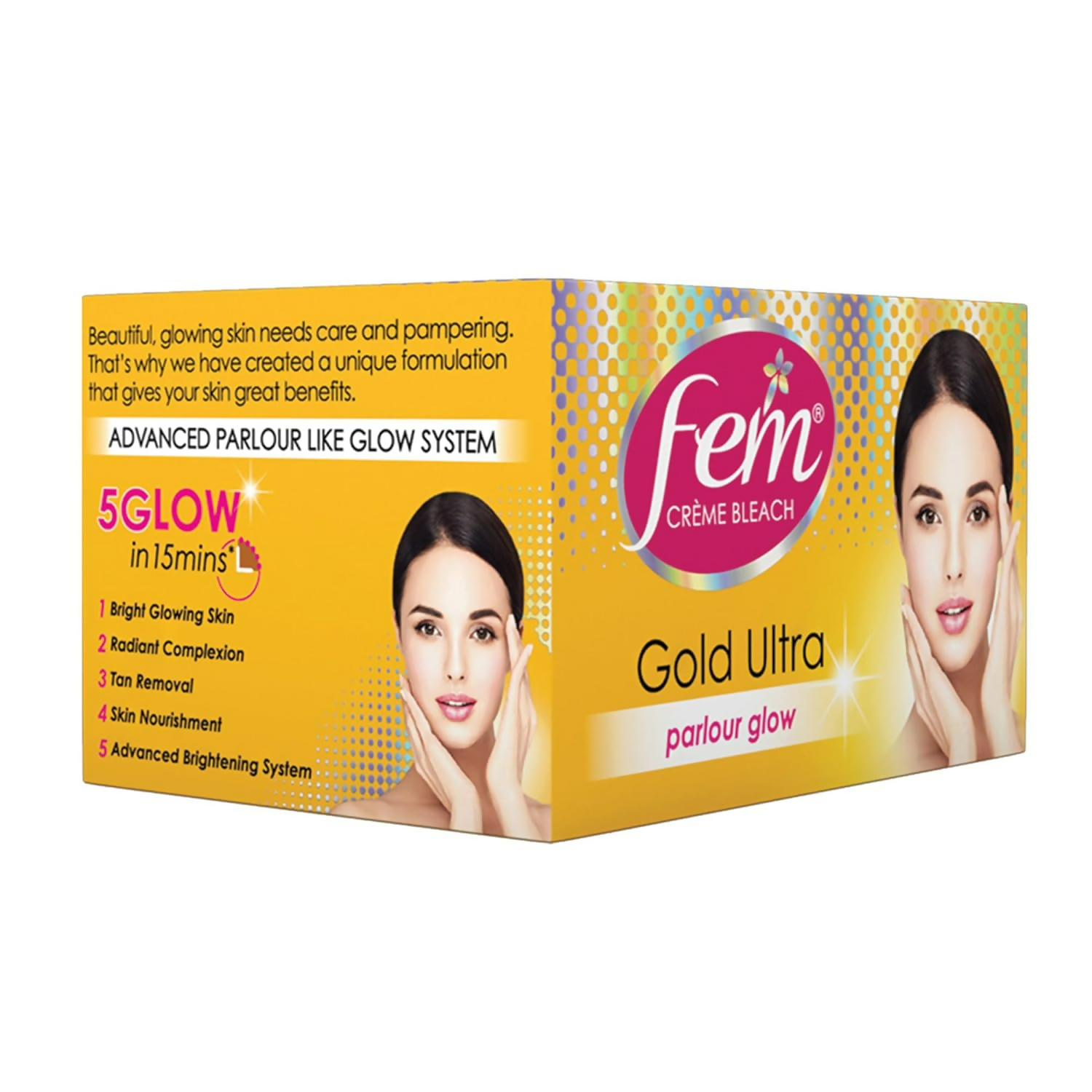 Fem Fairness (Gold Ultra) Crème Bleach - Swadesiicart