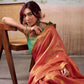 Shree Shyam Fashion Tissue Silk Peach Saree