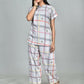 Morchari Digital Print Semi Muslin Co-Ord Set Top & Trouser-Multicolor - Swadesiicart