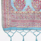 Blue Silk Blend Woven Design Saree With Unstitched Blouse Piece - Aloki