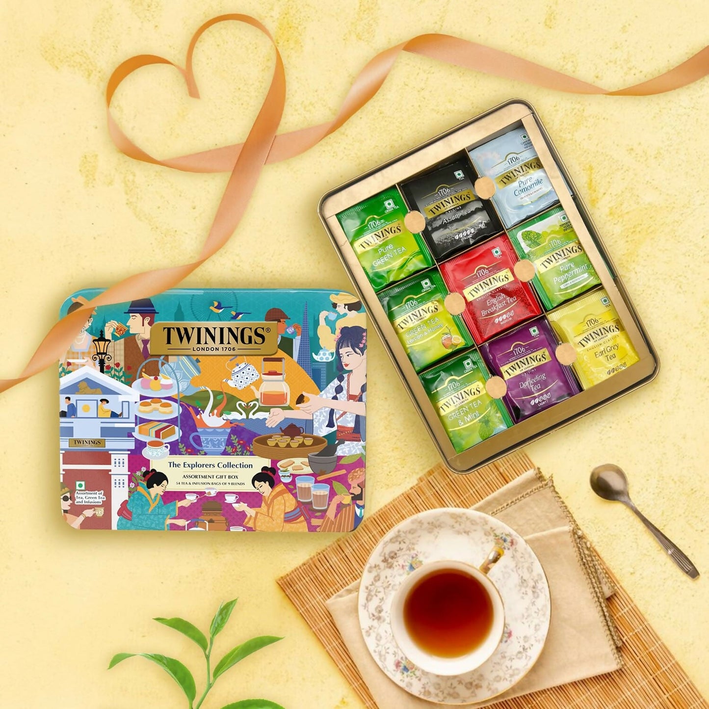 Twinings The Explorers Collection Assortment Tea Gift Set | Swadesiicart
