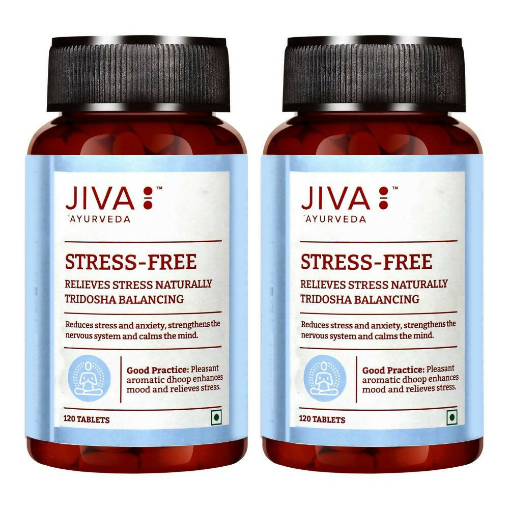 Jiva Ayurveda Stress-Free Tablets - Jiva Ayurvedic