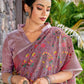 Shree Shyam Fashion Linen Purple Saree