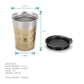 Vaya Popcup Insulated Coffee Mug Tumbler With Lid - 250 ml (Gold) | Swadesiicart