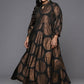 Ahalyaa Women's Traditional wear Ethnic Dress - Black | Swadesiicart