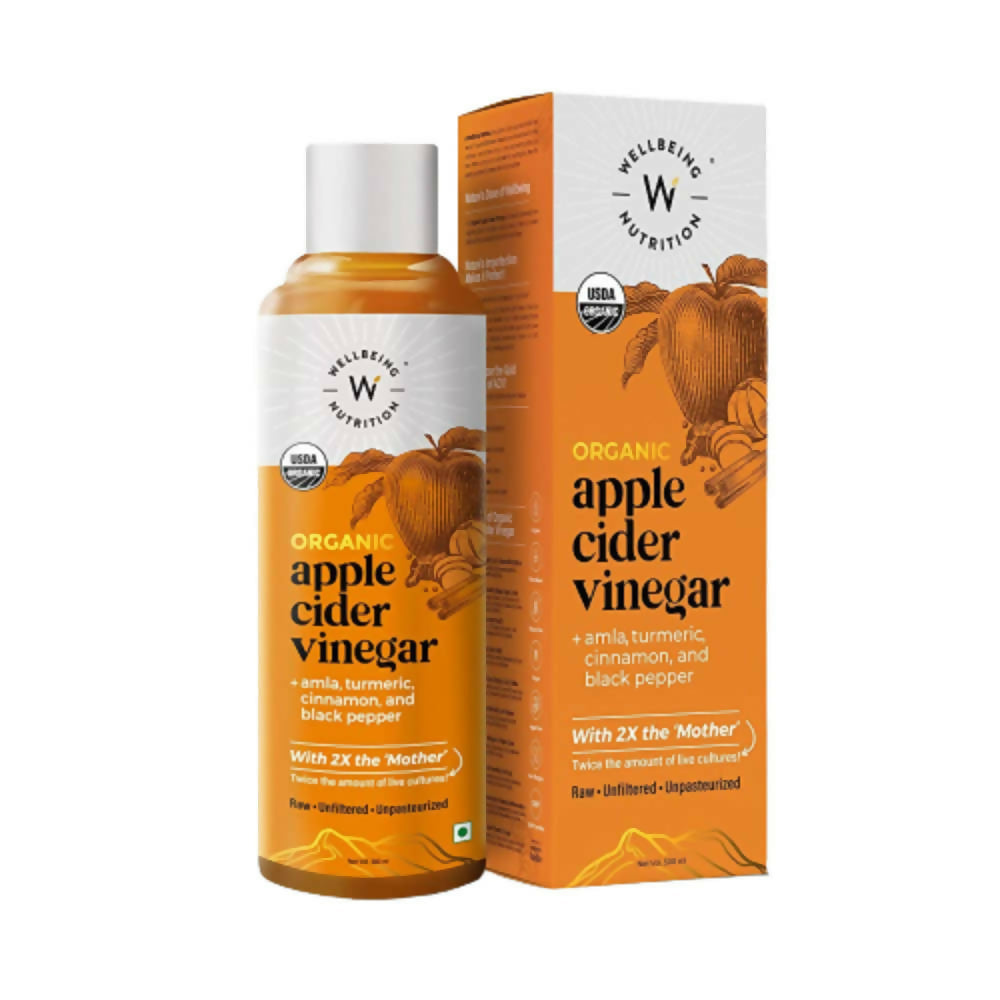 Wellbeing Nutrition Glow Korean Marine Collagen Peptides & Organic Apple Cider Vinegar with 2X Mother Combo - Swadesiicart