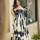 Aayaa Designer Cambric Cotton Printed Full Flaired Gown - Multi Color