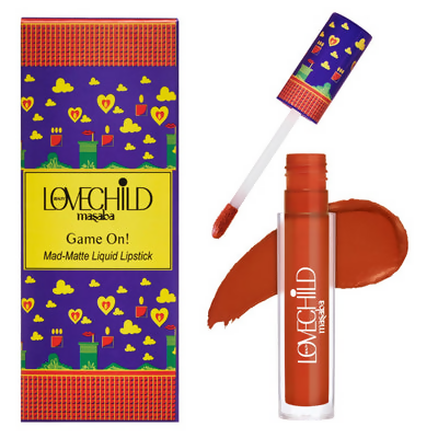 LoveChild By Masaba Gupta Bonus Transfer-proof Rustic Orange Liquid Lipstick | Swadesiicart