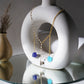 Long Pearl and Gold Chain Neckpiece (Gold) - Ruby Raang | Swadesiicart