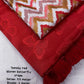 Red Silk Blend Ethnic Motifs Saree with Unstitched Blouse - Hiral Fashion | Swadesiicart