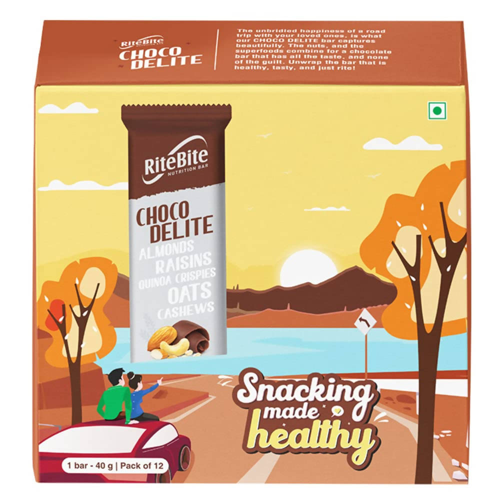 RiteBite Max Protein Choco Delite Energy Nutrition Bar - Swadesiicart