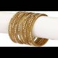 Afast Bridal Wedding & Party Fashionable Colorful Glass Bangle/Kada Set, Pack Of 12 - Swadesiicart