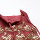 House of Panchhi Women Rosegold Net Embroidered Mirror Lehenga & Blouse with Dupatta | Swadesiicart