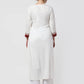 Cheera Kurta With Chikankari Palazzo & Embroidered Dupatta Set (CH092KPD) | Swadesiicart