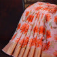 Shades Of Baby Peach With Floral Design Semi Chanderi Saree By Gayathri Reddy Designer Studio | Swadesiicart